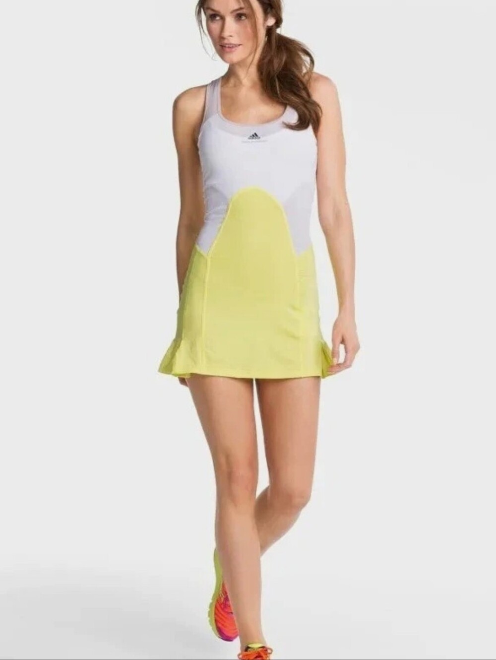Adidas By Stella McCartney Retro Tennis Sports Mini Dress Size 36
